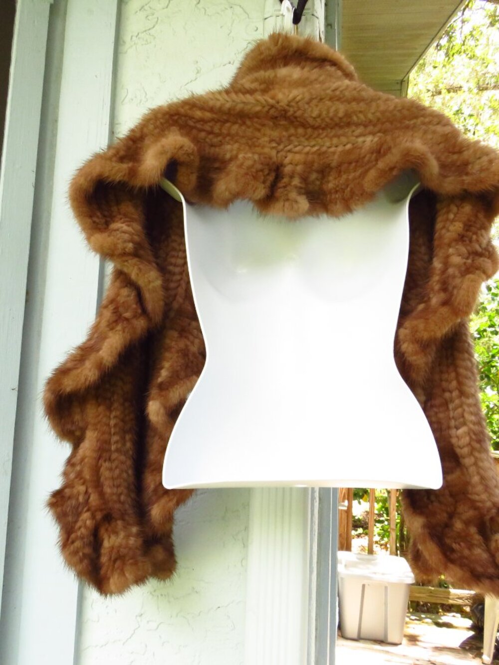Linda Richards Luxury Fur Stole Genuine Fur - Picture 9 of 15